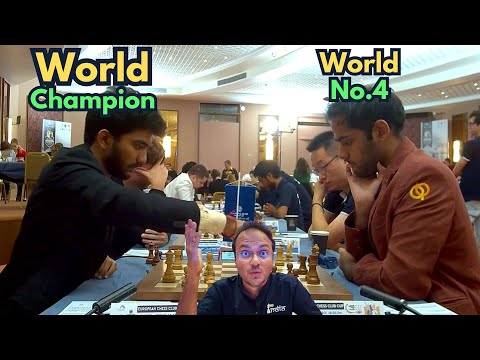 A thriller between World Champion Gukesh vs World no.4 Arjun Erigaisi | European Club Cup 2025