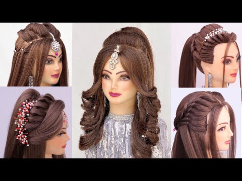 5 bridal hairstyles kashee's l Easy Diwali hairstyles...