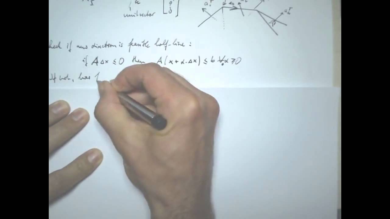 11.4 The Simplex Algorithm | 11 Optimization | Pattern Recognition Class 2012