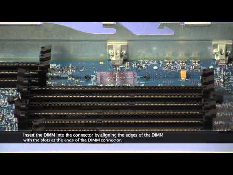 IBM System x3850 X6 installing a memory module