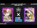 Round 3 OP09 Shanks Vs OP09 Nico Robin Mana Temple Luxembourg X MRO Gaming Locals Tournament