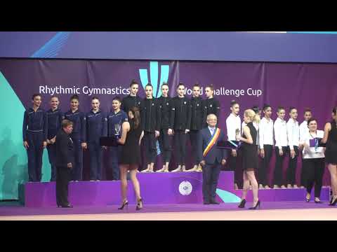 Group 5 Balls EF Medals Ceremony World Challenge Cup Cluj 25 August 2019