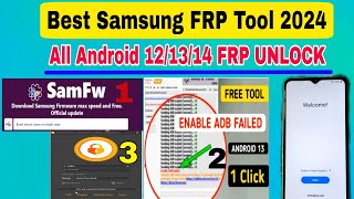 Tool & Without Tool:- 2024 SAMSUNG FRP Bypass Android 12/13/14 (100% Done) No *#0*# | Google Unlock