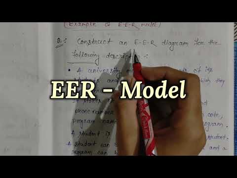 EER Model Examples With Answer || EER Diagram For University Database #dwm #dbms #bsccomputerscience