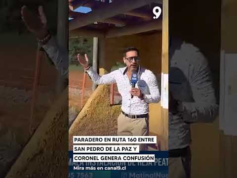 Paradero en Ruta 160 entre San Pedro de la Paz y Coronel genera confusión