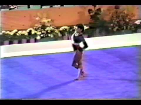 22nd AA GBR Amanda Harrison FX - 1984 Olympic Games 9.450