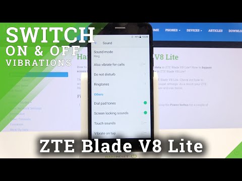 How to Open Vibration Settings in ZTE Blade V8 Lite – Enter Vibration Options