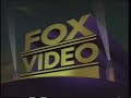 Fox Video CBS Video 1994