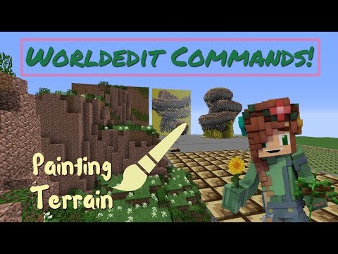 How to Color Terrain with Worldedit - Easy Commands!