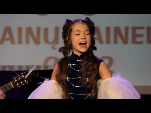 Sijana Naidionova 10 m. "Dainų dainelė 2022". Regioninis antrasis etapas