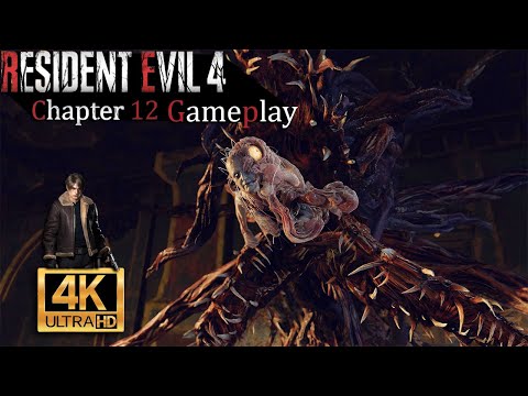 Resident Evil 4 Remake Walkthrough Gameplay Part 12 - (no commentary) 4K UHD 60fps