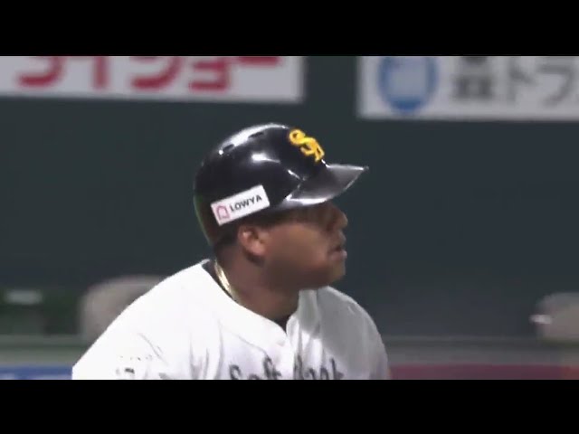 【3回裏】待ちに待ったこの一発!! ホークス・デスパイネ 移籍後初HRは逆転2ラン!! 2017/4/15 H-Bs