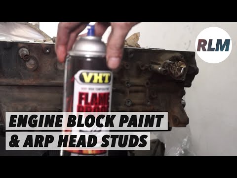 8. Engine Block Paint, ARP Head Studs & Gasket Rebuild Kit - RB25DET 240SX Build