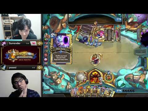 Surrender vs Posesi - Division A - Hearthstone Grandmasters Asia-Pacific 2020 Season 1 - Week 7