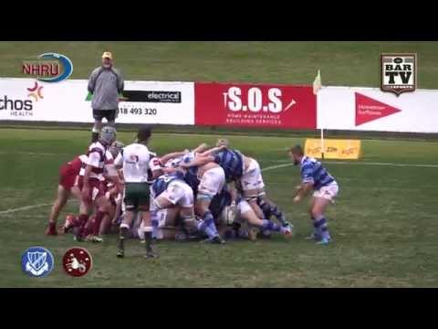 2015 NHRU Round 13 Premier 3 Highlights - Wanderers v University