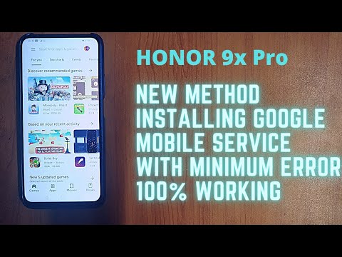 Installing Google services on honor 9x Pro with minimum errors after downgrade 9.1.1.183/189/211