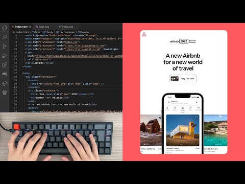 ASMR Programming - Airbnb Home Page - No Talking