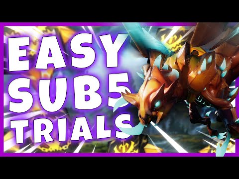 Dauntless Kharabak trials - EASIEST sub 5 build and guide