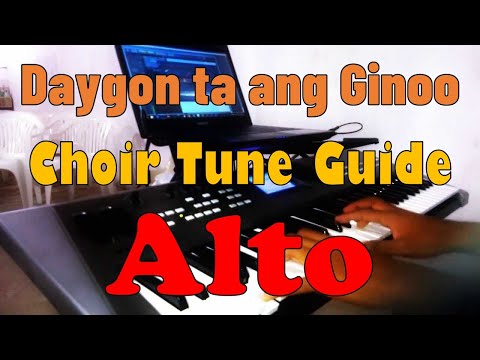 Daygon ta ang Ginoo Choir Tune guide for Alto