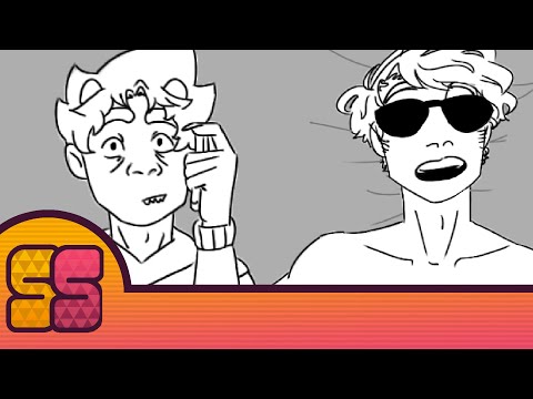 Dave and Karkat Order Pizza (Homestuck DaveKat Comic Dub) | SleepySouls