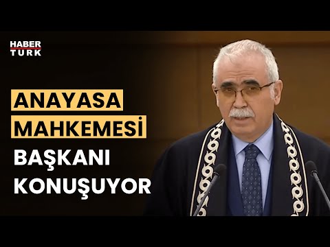 #CANLI - Anayasa Mahkemesi Başkanı Kadir Özkaya konuşuyor