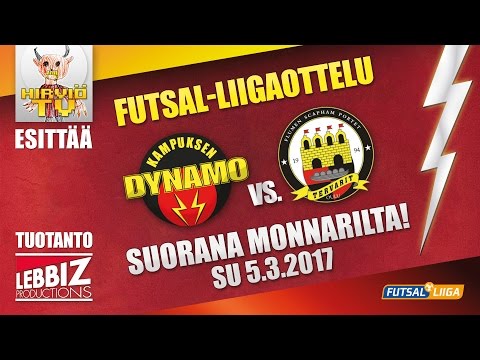 5.3.2017 KaDy - Tervarit klo 14.00 Futsal-Liiga