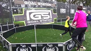 Goalkeepers using the Focus 360 with FitLights at Goal Station