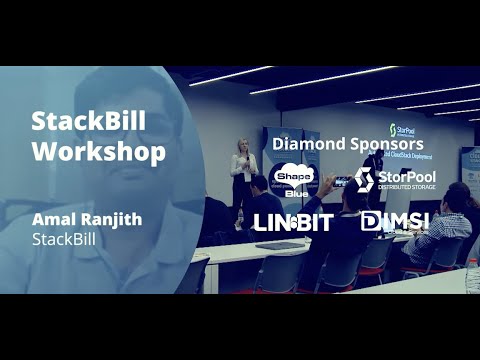 StackBill Workshop - CloudStack Collaboration Conference 2022