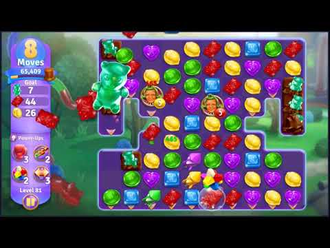 Wonka's World of Candy Level 81 - NO BOOSTERS + FULL STORY 🍫 | SKILLGAMING ✔️