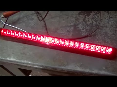 "Project Midnight" Partsam 17" Rear LED Marker Light Install