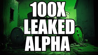 MASSIVE LEAKED ALPHA! COINS PUMPING! DON'T MISS THIS!