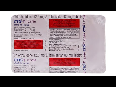 TELMISARTAN 40MG + CHLOROTHIAZIDE 6.25MG