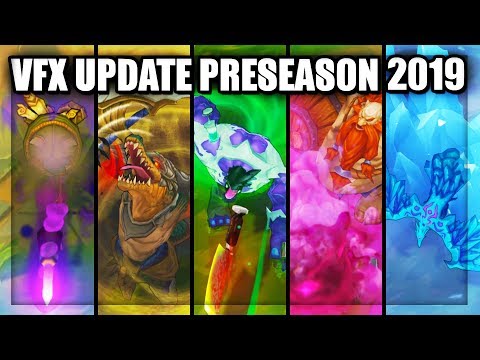 All New VFX Update Teemo, Gragas, Dr. Mundo, Renekton, Anivia - Visual Effects Update Preseason 2019
