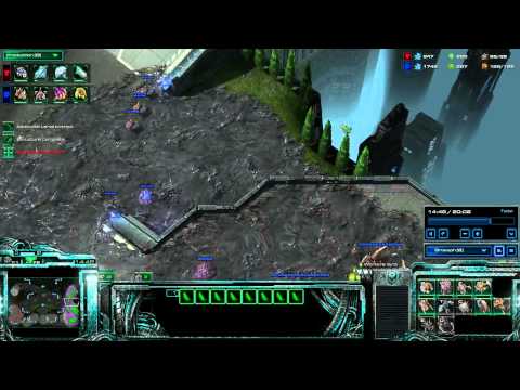 HotS TvZ Ladder - Widow drop into bio tank vs Roach/Hydra/Infestor/Ling