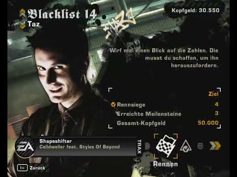 Lets play Need for Speed 09: Most wanted - 06 - Karriere: Kopfgeld sammeln (deutsch)
