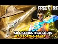 LEBARAN BANYAK ITEM DEWA SG GURUN TOPI JERAMI TINJU EVO AKU MAU BORONG SEMUA Free Fire
