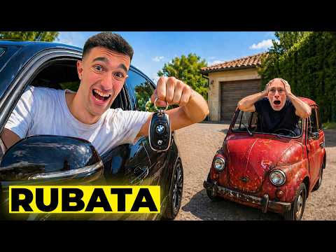 RUBO la MACCHINA di MIO PAPÀ e la SCAMBIO con la PEGGIORE AUTO POSSIBILE!