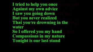 Papa Roach-Scars (lyrics)