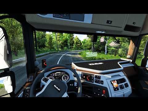 Scenic Drive to Moldova | DAF XF 480hp | ETS2 1.43 Gameplay |