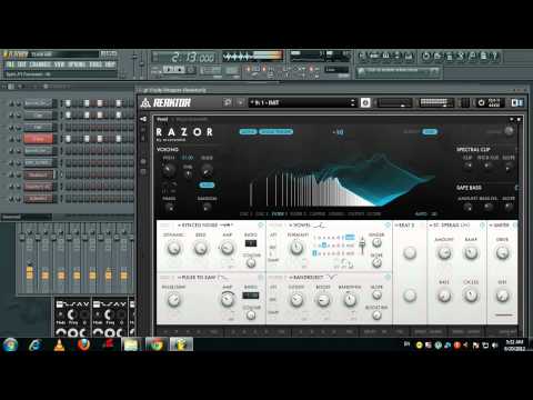 Kill The Noise and Skrillex Growl Style On Razor (Reaktor 5)