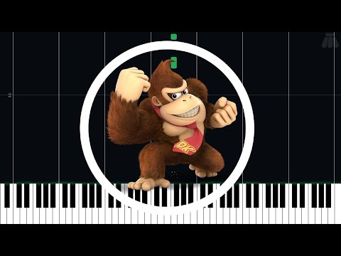 Angry Aztec (Caves) - Donkey Kong 64 - Easy Piano Tutorial