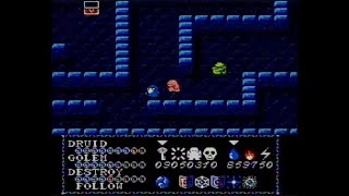 【ゲーム実況】ファミコンディスク「ドルイド 恐怖の扉」