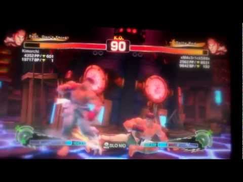 SSF4 AE 2012 Ranked- Kimorchi(Ryu) vs. xM4v3r1ck588x (Ryu)