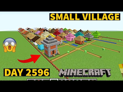 INSANE! Building Small Village in Minecraft - Day 2596