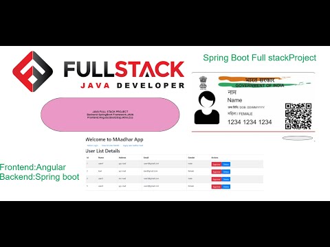 Developing A Real Time Application With Angular And Spring Boot Java Full Stack Project
