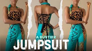 (N5,000 DIY) Finally! The Perfect Bustier Jumpsuit You Can Actually Sew✅(100% Beginner Friendly)