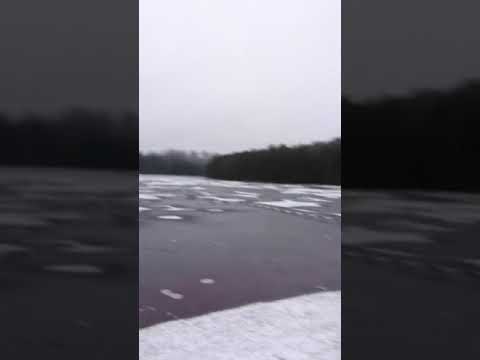 Ice diving in Lithuania