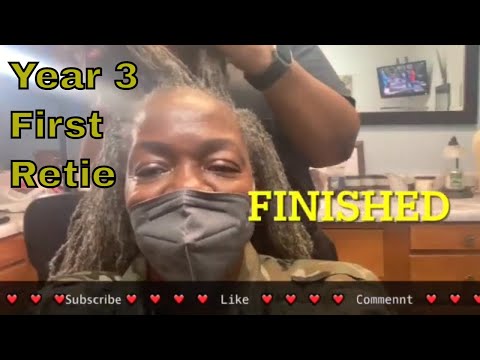 #Sisterlocks First #Retightening #Retie in Year 3 Three 473 #HairForTheJourney