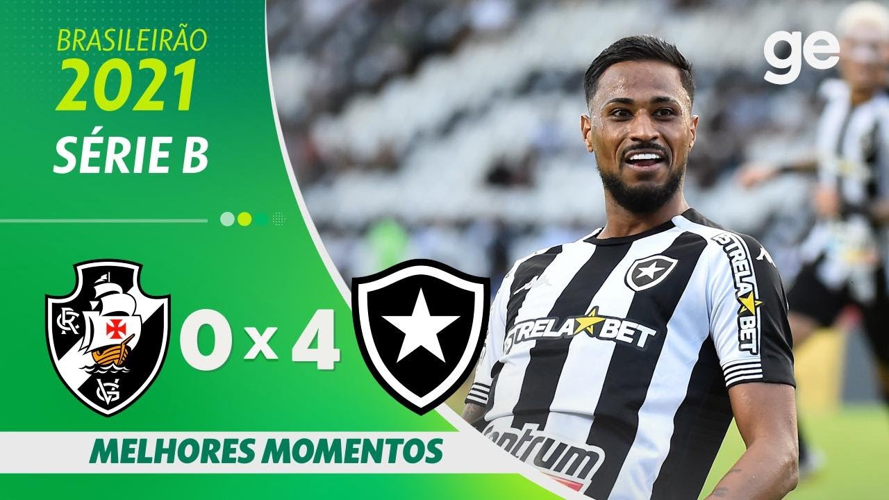 VÍDEO: Gols e melhores momentos da goleada do Botafogo sobre o Vasco em São Januário