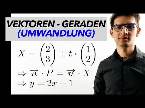 Vektoren | Geraden, Parameterform, Normalvektorform, allgemeine und explizite Form | Mathe mit Nawid
